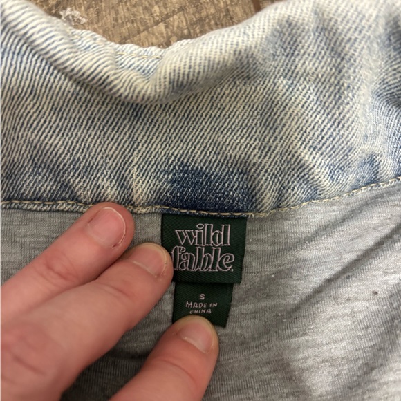 Wild Fable Denim and Sherpa Jacket - Picture 2 of 3